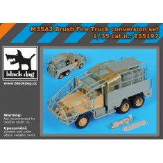 1/35 M35A2 Brush Fire Truck Conversion Set for AFV Club #AF35004 