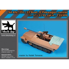 1/35 Sd.Kfz 251/22 Ausf.D Canvas for AFV Club kit