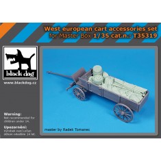 1/35 West European Cart Stowage set for Master box kits