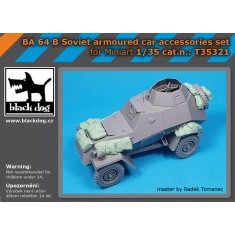 1/35 Soviet BA 64 B Armoured Car Accessories Set for Miniart kits