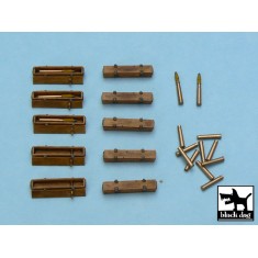 1/48 German Tiger I Ammo Boxes (10 boxes + ammo)