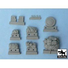 1/48 SdKfz.222 German Light Armored Vehicle Accessories Set for ICM kit #48191 &Tamiya 