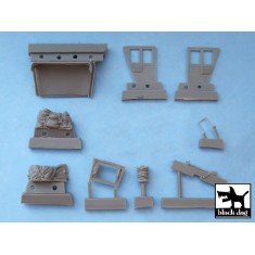 1/48 US 2 1/2 ton Cargo Truck Accessories Set for Tamiya kit #32548