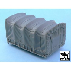 1/48 US 2 1/2 ton Cargo Truck Cargo Bay Canvas for Tamiya kit #32548