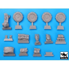 1/48 British Staghound Mk III Accessories & Wheels Set for Bronco models