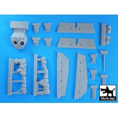 1/72 M4A3 Iwo Jima Conversion & Accessories Set for Dragon kit
