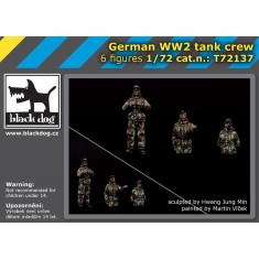 1/72 WWII German Tank Crews (6 figures)