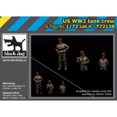 1/72 WWII US Tank Crews (6 figures)