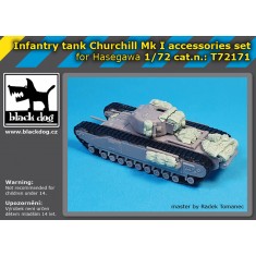 1/72 Infantry Tank Churchil Mk I Accessories set for Hasegawa kits