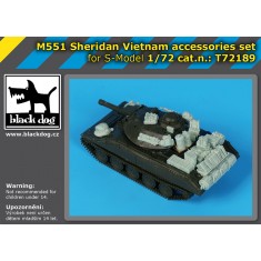1/72 M551 Sheridan Vietnam Stowage Set for S-model kits