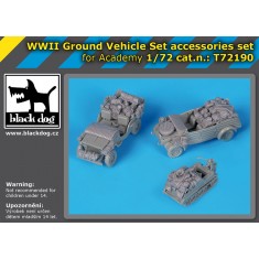 1/72 WWII Ground Vehicle Stowage Set for Academy kits