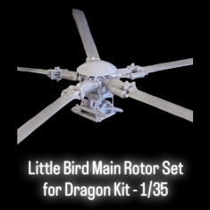 1/35 Little Bird Main Rotor Upgrade Set for Dragon Kit