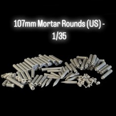 1/35 US 107mm Mortar Rounds