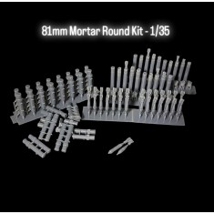 1/35 81mm Mortar Round Kit