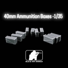 1/35 40mm Ammunition Boxes (10pcs)