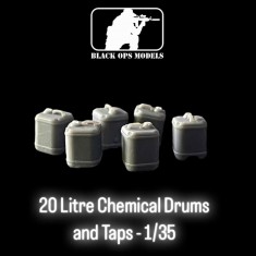 1/35 20 Litre Chemical Drums and Taps