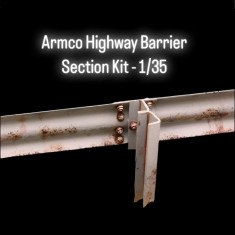 1/35 Armco Highway Barrier Section Kit