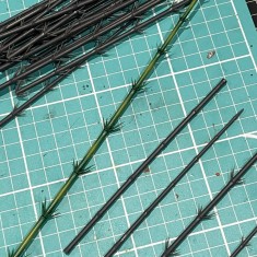 1/35 Bamboo (24pcs in 4 types, each length 14cm)