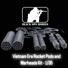 1/35 Vietnam Era Rocket Pods and Warheads Kit