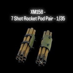 1/35 XM158 - 7 Shot Rocket Pod Pair (Unarmed)