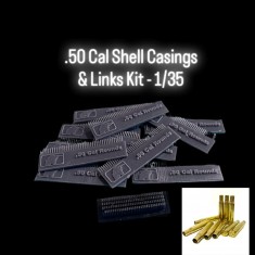 1/35 .50 Cal Shell Casings and Links Kit