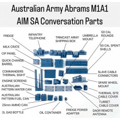 1/35 Australian Abrams M1A1 AIM SA Conversion Kit for Dragon M1A2 SEP #3536