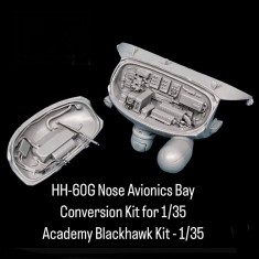 1/35 HH-60G Nose Avionics Bay Conversion Kit for Academy Blackhawk Kit