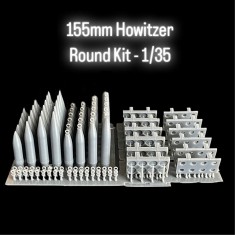 1/35 155mm Howitzer Round Kit