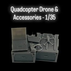 1/35 Quadcopter Drone and Accessories