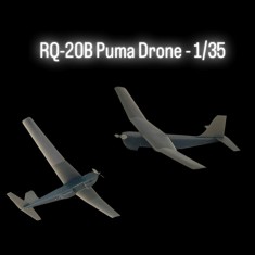 1/35 RQ-20B Puma Drone Set (2pcs)