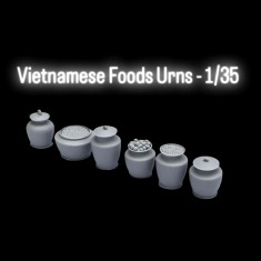 1/35 Vietnamese Foods Urns (6pcs)