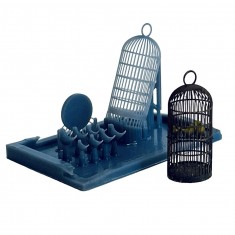 1/35 Vietnamese Singing Birds in Cages (2pcs)