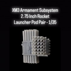 1/35 XM3 Armament Subsystem 2.75 Inch Rocket Launcher Pod Pair (2pcs)