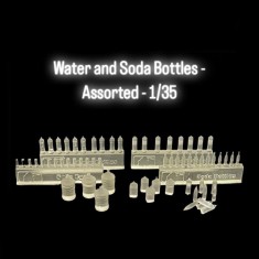1/35 Water and Soda Bottles - Assorted