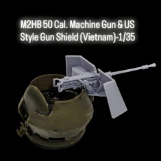 1/35 M113 Gun Shield and M2HB .50 Cal Machine Gun Kit