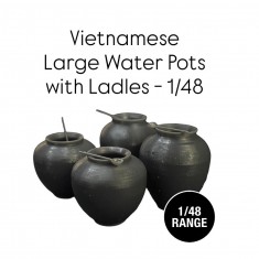 1/48 Vietnamese Large Water Pots with Ladles
