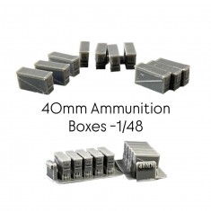 1/48 40mm Ammunition Boxes