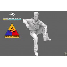 1/16 WWII US 2nd Armored Division Tank Crewman #01