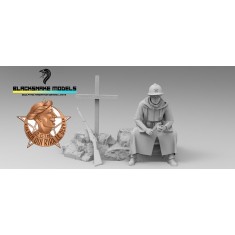 1/16 WWII Moroccan 2nd GTM Resting Goumier Figure