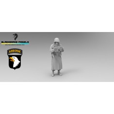 1/16 WWII US 101st Airborne Officer, Bastogne Figure