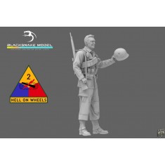 1/48 WWII US 2nd Armored Division Infantry Sniper #07