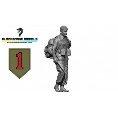 1/48 Vietnam US 1st Infantry Division Big Red One Soldier #05