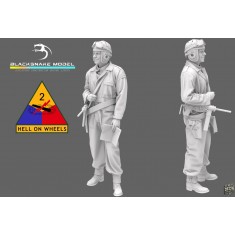 1/48 WWII US 2nd Armored Division Tank Crewman #03
