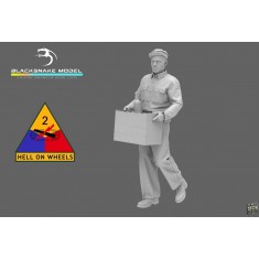 1/48 WWII US 2nd Armored Division Tank Crewman #04