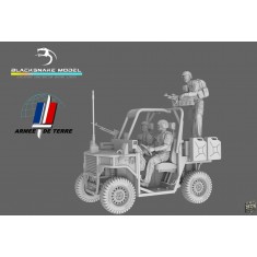 1/48 Modern French UNAC Rider Crew Set (3 Figures)