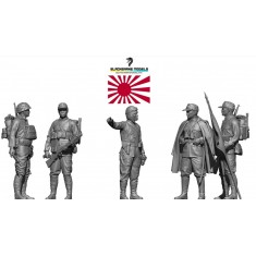 1/48 WWII Imperial Japanese Pacific Front Set (5 Figures)