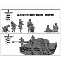 1/48 WWII German Panzergrenadier and Panzer Elite Bundle (14 Figures)