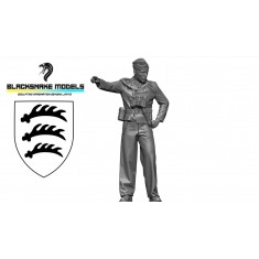 1/48 WWII German Panzer Tank Commander Eastern Front 1944 Figure