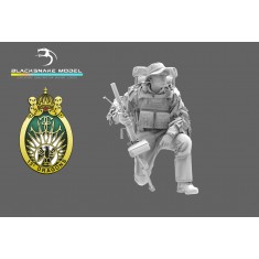 1/48 Modern French 13th RDP Special Forces Minimi Gunner #06