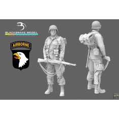 1/48 WWII US 101st Airborne Paratrooper #01